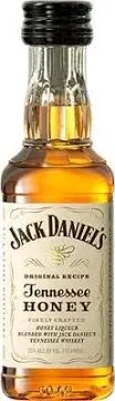 JACK DANIELS HONEY 50ML offers a unique blend of Tennessee whiskey infused with honey liqueur