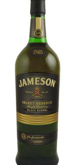 JOHN JAMESON BLACK 1L is a premium Irish whiskey known for its rich flavor profile