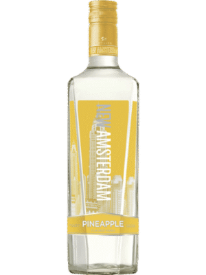 New Amsterdam Pineapple Vodka is crafted from premium vodka infused with natural pineapple flavors