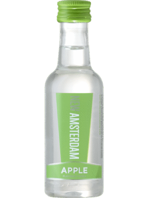 NEW AMSTERDAM APPLE VODKA is an exceptional spirit crafted from high-quality grains and natural apple flavoring