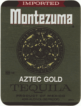 MONTEZUMA TEQUILA GOLD boasts a smooth flavor profile with hints of oak and caramel