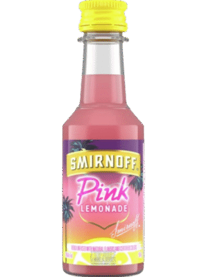 SMIRNOFF PINK LEMONADE 50ML is a refreshing ready-to-drink beverage featuring a vibrant blend of zesty lemon and sweet berry flavors
