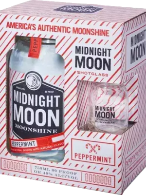 <p>MIDNIGHT MOON MOONSHINE 750ML features a smooth and rich flavor profile with notes of corn