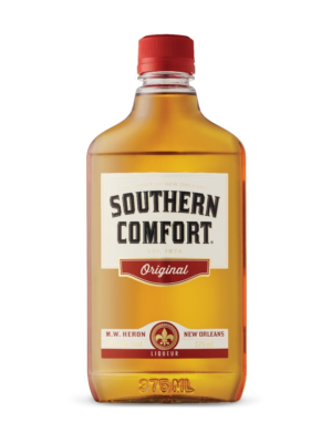SOUTHERN COMFORT 375ML is a fruit-flavored whiskey liqueur that originates from New Orleans