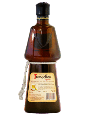FRANGELICO 1.75L is a hazelnut liqueur from the Piedmont region of Italy