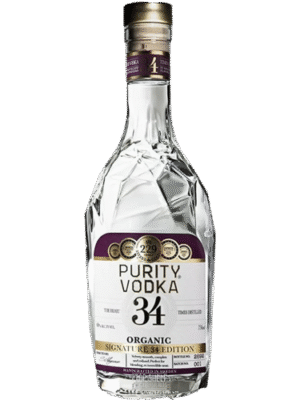 <p>PURITY VODKA 34 is a premium vodka hailing from the pristine waters of Sweden. It is carefully crafted using organic winter wheat and rich water