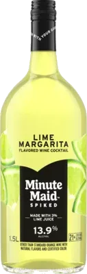 MINUTE MAID SPIKED LIME MARG is a refreshing ready-to-drink beverage that combines the zesty flavor of lime with a smooth margarita base. This product embodies a classic margarita profile
