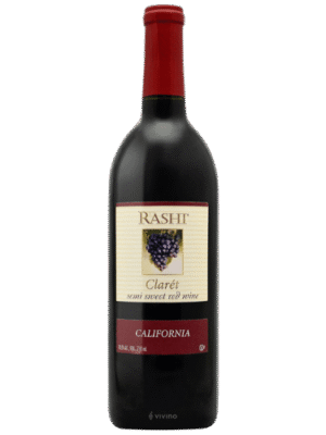 RASHI CLARET 750ML is a red wine that exemplifies a well-balanced flavor profile characterized by notes of dark fruits