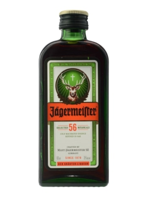 JAGERMEISTER LIQUEUR 1L is a herbal liqueur originating from Germany. This spirit features a complex flavor profile with distinct notes of spices