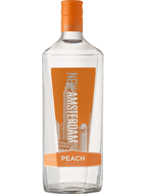 NEW AMSTERDAM PEACH VODKA offers a vibrant flavor profile
