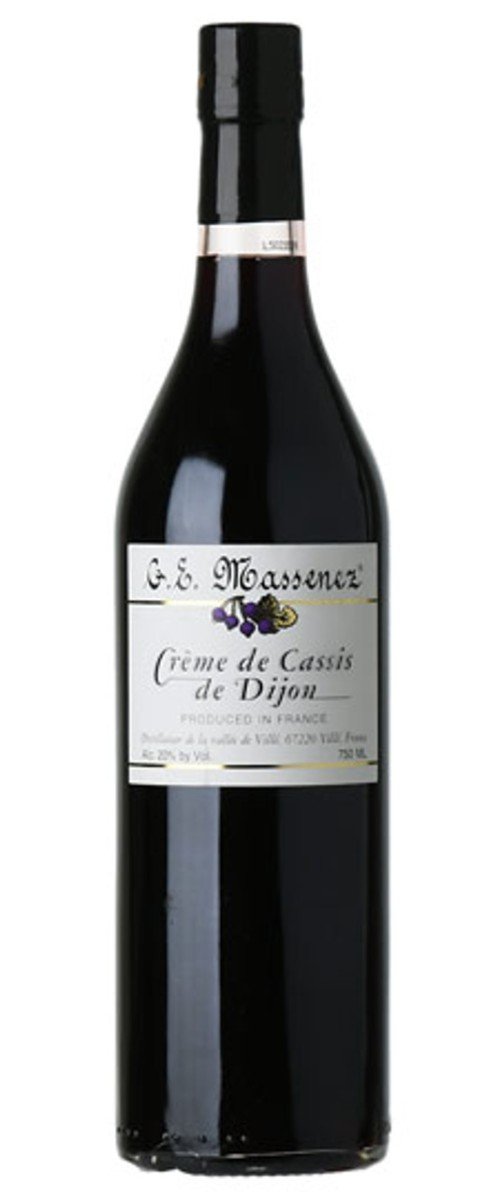 MASSENEZ CREME DE CASSIS is a rich blackcurrant liqueur from the Alsace region of France. It features a deep
