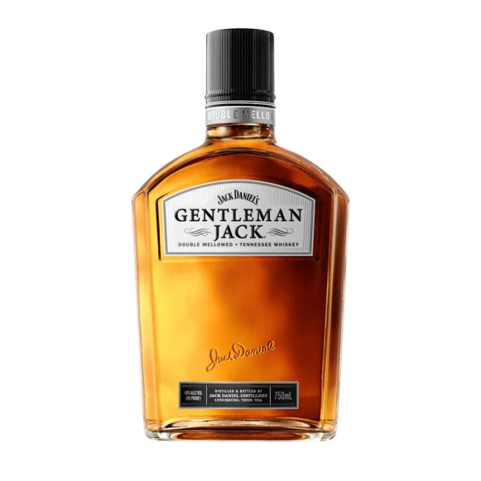 GENTLEMAN JACK 1L is a premium Tennessee whiskey known for its smooth and refined flavor profile. It features a unique double charcoal mellowing process that results in a rich
