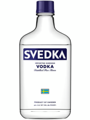 SVEDKA VODKA 375ML is a premium vodka crafted in Sweden
