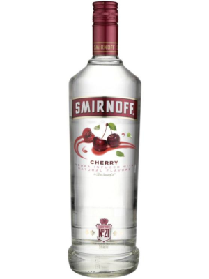 <p>SMIRNOFF CHERRY 1L is a flavored vodka that combines the classic smoothness of Smirnoff with a vibrant cherry essence. Distilled in the USA