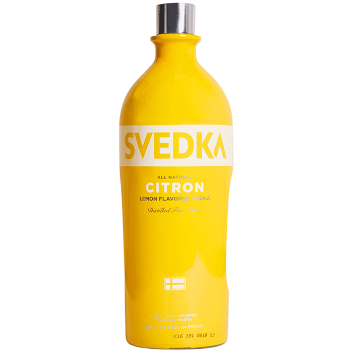 SVEDKA Citron Vodka is a crisp and refreshing vodka