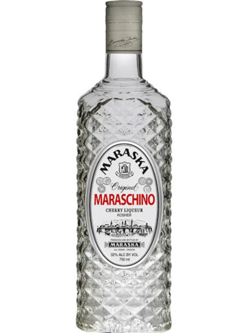 MARASKA MARASCHINO is a liqueur made from the distillation of marasca cherries