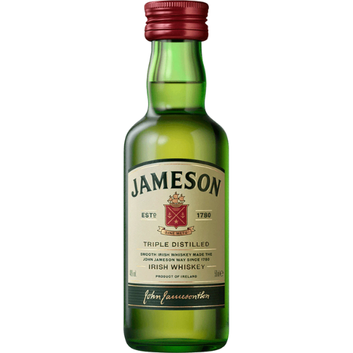 JOHN JAMESON 200ML is a premium Irish whiskey known for its smooth and balanced flavor profile