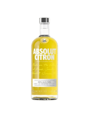 ABSOLUT CITRON 1L is a premium vodka flavored with natural lemon and lime