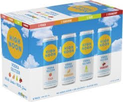 The HIGH NOON DAY PACK features a refreshing assortment of ready-to-drink hard seltzers