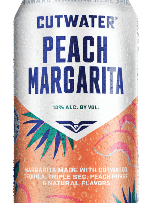 CUTWATER RTD Peach Margarita combines the refreshing taste of ripe peaches with classic margarita flavors