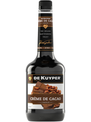 DEKUYPER CREME DE CACAO DARK 1L is a rich liqueur characterized by its deep chocolate flavor complemented by subtle notes of vanilla and spice. Originating from the Netherlands