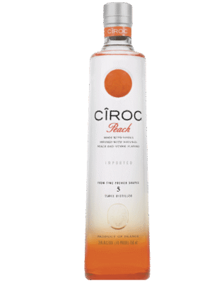 CIROC PEACH 750ML is a premium vodka made from fine French grapes